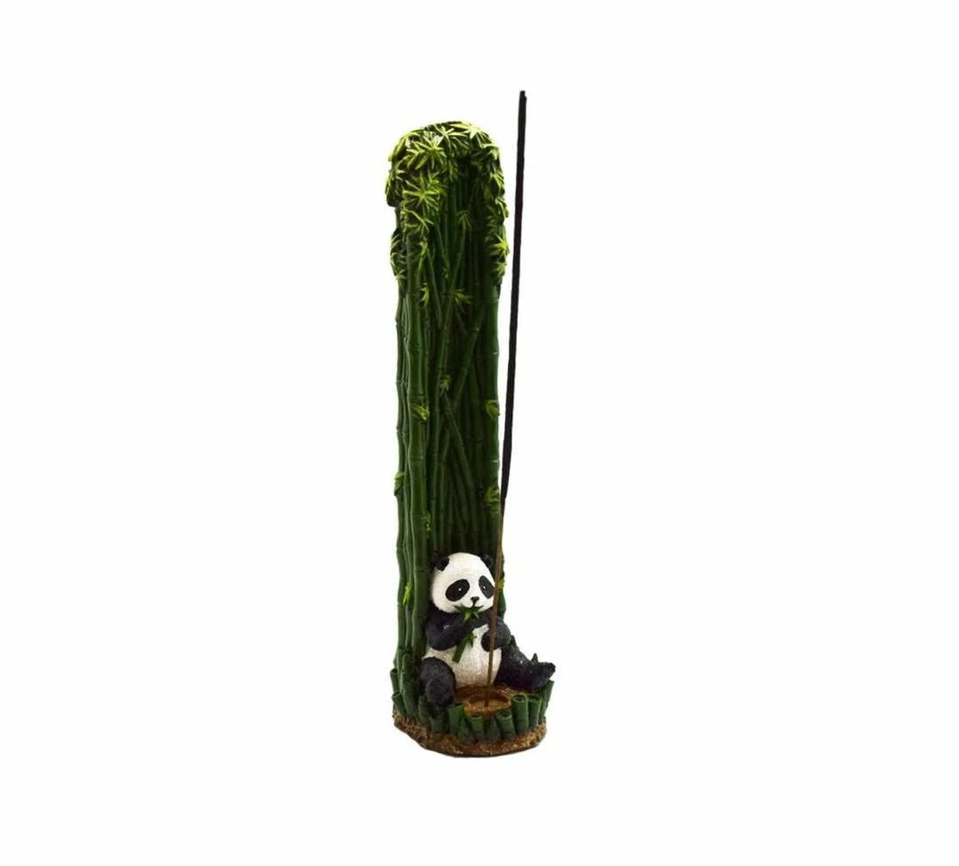 BOB Headquarters Panda With Bamboo Incense Burner Incense And Incent Holders 1 BOB Headquarters Panda With Bamboo Incense Burner Incense And Incent Holders
