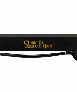 BOB Headquarters 15" Curved Stem Engraved Rosewood Shire Hand Pipes