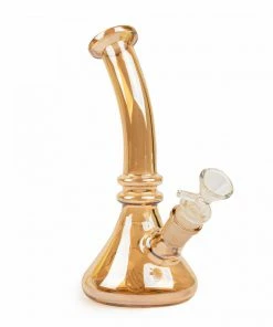 West Coast Gifts Bongs 8" Metallic Curve Back Beaker Bong
