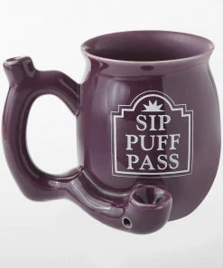 West Coast Gifts Sip Puff Pass Mug Pipe Pipes