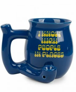 West Coast Gifts Pipes I Know High People Ceramic Mug Pipe