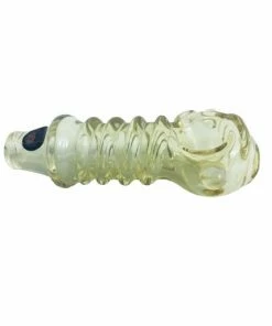 West Coast Gifts Red Eye Glass 4" Long Fumed Swirly Pipe