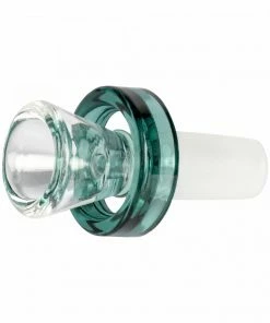 West Coast Gifts Red Eye Glass On Glass Solid Colour Puck Pull Out Bong Bowl