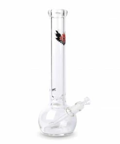 West Coast Gifts Red Eye Glass 15" Tall 7mm Thick Bubble Tube Bong