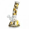 West Coast Gifts 8" Yellow Hive Lean Back Beaker Bongs