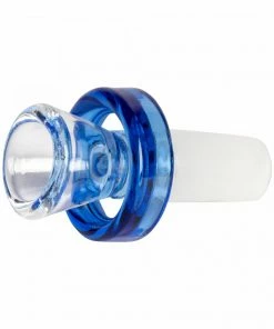 West Coast Gifts Red Eye Glass On Glass Solid Colour Puck Pull Out Bong Bowl