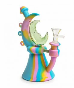 West Coast Gifts Lit Silicone 7.5" Moonrise Bubbler