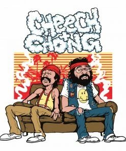 West Coast Gifts Cheech & Chong Artwork Beaker Bongs