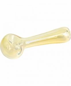 West Coast Gifts Red Eye Glass Solid Colour Glass Hand Pipe W/ Built-in Ash Catcher