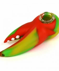 West Coast Gifts LIT™ Silicone 3.75" Lobster Claw Hand Pipe LIT Silicone