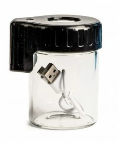 West Coast Gifts Light-Up Glass Seal Storage Jar With Magnifying Viewing