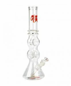 West Coast Gifts Cheech & Chong Glass Cheech & Chong 15" Don't Bug Me Double Donut Tube Bong