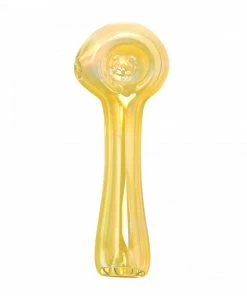 West Coast Gifts Red Eye Glass Solid Colour Glass Hand Pipe W/ Built-In Ashcatcher & Screen