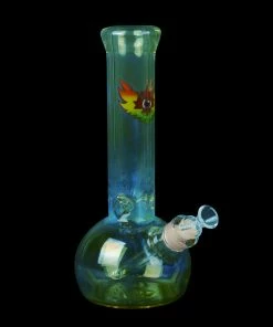 West Coast Gifts Red Eye Glass 12" 9mm Thick Bubble Tube Bong