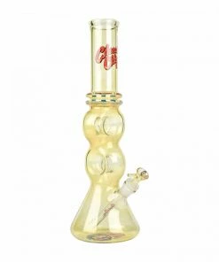 West Coast Gifts Cheech & Chong Glass Cheech & Chong 15" Don't Bug Me Double Donut Tube Bong
