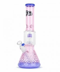 West Coast Gifts IRie 13.5" Dual Chamber Beaker Irie Glass