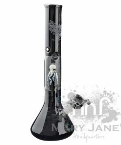 West Coast Gifts Red Eye Glass 17" Tall Octopus Beaker Bong W/ Showerhead Perc 7 West Coast Gifts Red Eye Glass 17