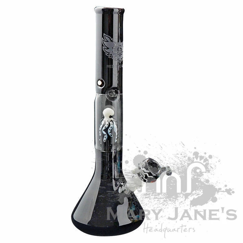 West Coast Gifts Red Eye Glass 17" Tall Octopus Beaker Bong W/ Showerhead Perc 3 West Coast Gifts Red Eye Glass 17" Tall Octopus Beaker Bong W/ Showerhead Perc
