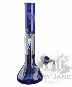 West Coast Gifts Red Eye Glass 17" Tall Octopus Beaker Bong W/ Showerhead Perc 9 West Coast Gifts Red Eye Glass 17