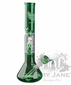 West Coast Gifts Red Eye Glass 17" Tall Octopus Beaker Bong W/ Showerhead Perc