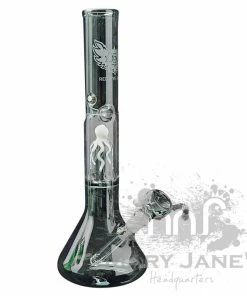 West Coast Gifts Red Eye Glass 17" Tall Octopus Beaker Bong W/ Showerhead Perc 8 West Coast Gifts Red Eye Glass 17