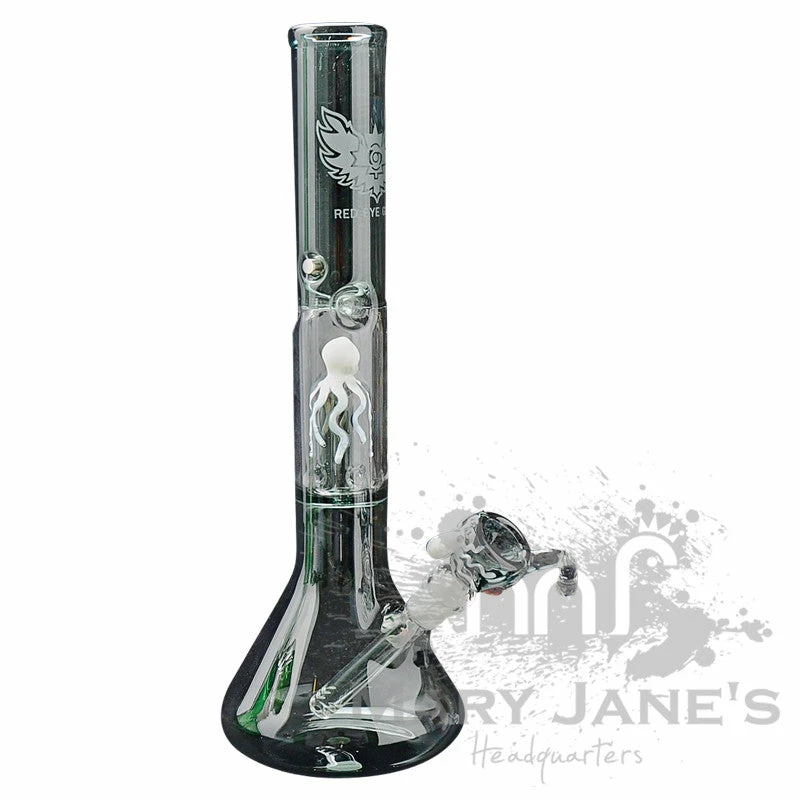 West Coast Gifts Red Eye Glass 17" Tall Octopus Beaker Bong W/ Showerhead Perc 4 West Coast Gifts Red Eye Glass 17" Tall Octopus Beaker Bong W/ Showerhead Perc
