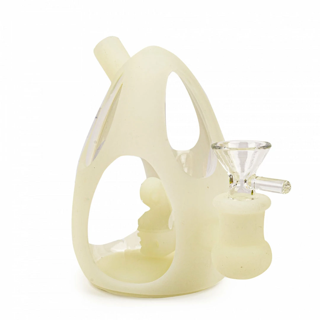 West Coast Gifts LIT Silicone 4.5" Tall Dinosaur Egg Bubbler 4 West Coast Gifts LIT Silicone 4.5" Tall Dinosaur Egg Bubbler