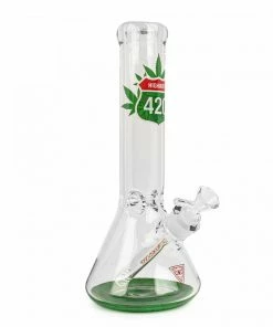 West Coast Gifts Red Eye Glass 7mm Highway 420 Beaker Bongs