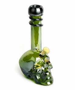 West Coast Gifts Skull Bongs - Platinum/Metallic By Retro Glass