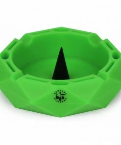 West Coast Gifts Lit Silicone 5" Round Ashtray W/ Debowler