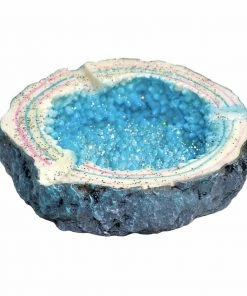 BOB Headquarters 4.5" Blue Crystal Ashtray