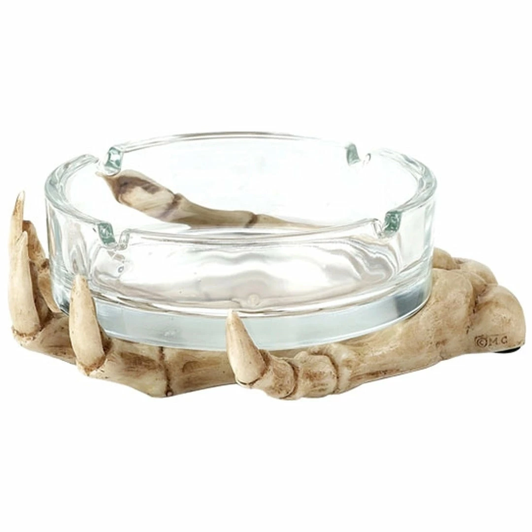BOB Headquarters Skeleton Hand Glass Ashtray 1 BOB Headquarters Skeleton Hand Glass Ashtray