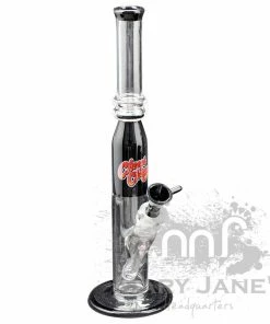 West Coast Gifts Cheech & Chong Glass Cheech & Chong 12" Tall Gold Black Lassie Tube Bong