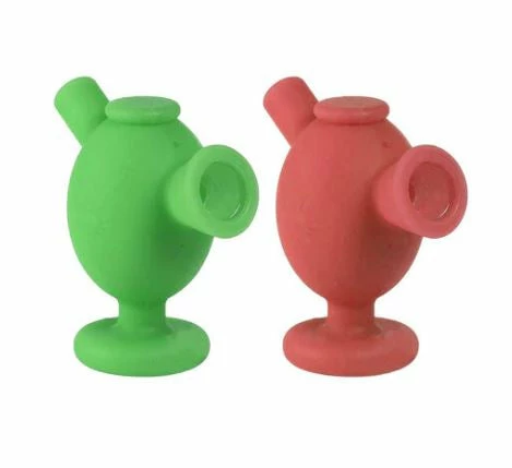 BOB Headquarters Pipes NoGoo Nonstick Silicone Martian Bubbler With Glass Insert 1 BOB Headquarters Pipes NoGoo Nonstick Silicone Martian Bubbler With Glass Insert