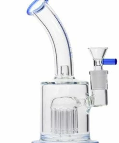 The Smokesman Blueberry 8 Inch 10-Arm Tree Bubbler Dab Rig