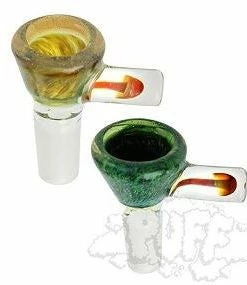 Puff Eckardt Glass 14mm Frit Mushroom Bowl New Arrivals