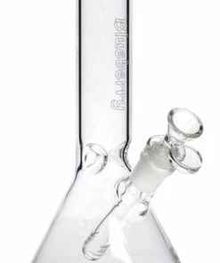 The Smokesman Nice Glass Blueberry Glass 8" Tall Mini Beaker Bong 16 The Smokesman Nice Glass Blueberry Glass 8