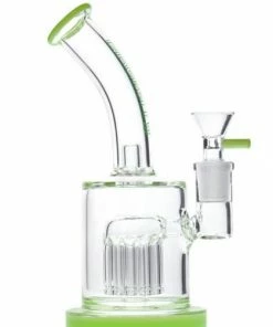 The Smokesman Blueberry 8 Inch 10-Arm Tree Bubbler Dab Rig