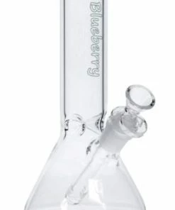 The Smokesman Nice Glass Blueberry Glass 8" Tall Mini Beaker Bong 15 The Smokesman Nice Glass Blueberry Glass 8