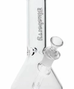The Smokesman Nice Glass Blueberry Glass 8" Tall Mini Beaker Bong 13 The Smokesman Nice Glass Blueberry Glass 8