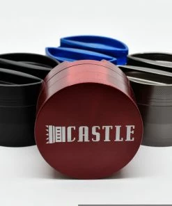 Castle Glassworks 3" 4-Piece Paper Holder Grinders