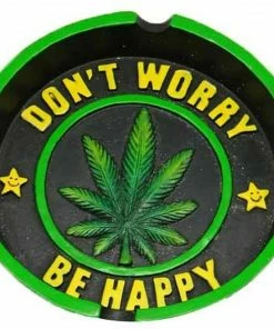 BOB Headquarters Ashtrays Don't Worry Leaf Ashtray