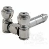 West Coast Gifts Pipes Double Trouble Nickel Pipe