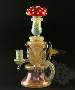 Puff New Arrivals Eckardt Glass 9.5" 14mm Double Double Recycler