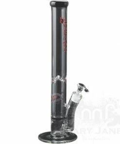 West Coast Gifts GEAR 18" Tall 7mm Thick Honeycomb Perc Straight Tube Bong(Limited Quantity) GEAR Premium