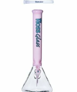Hoss Glass Hoss Pyramid Beaker Bong Half Colored 18