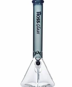 Hoss Glass Hoss Pyramid Beaker Bong Half Colored 18