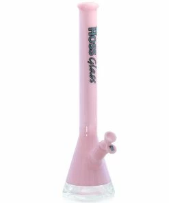 Hoss Glass 16" 38mm Diameter Colored Beaker Bong 12 Hoss Glass 16
