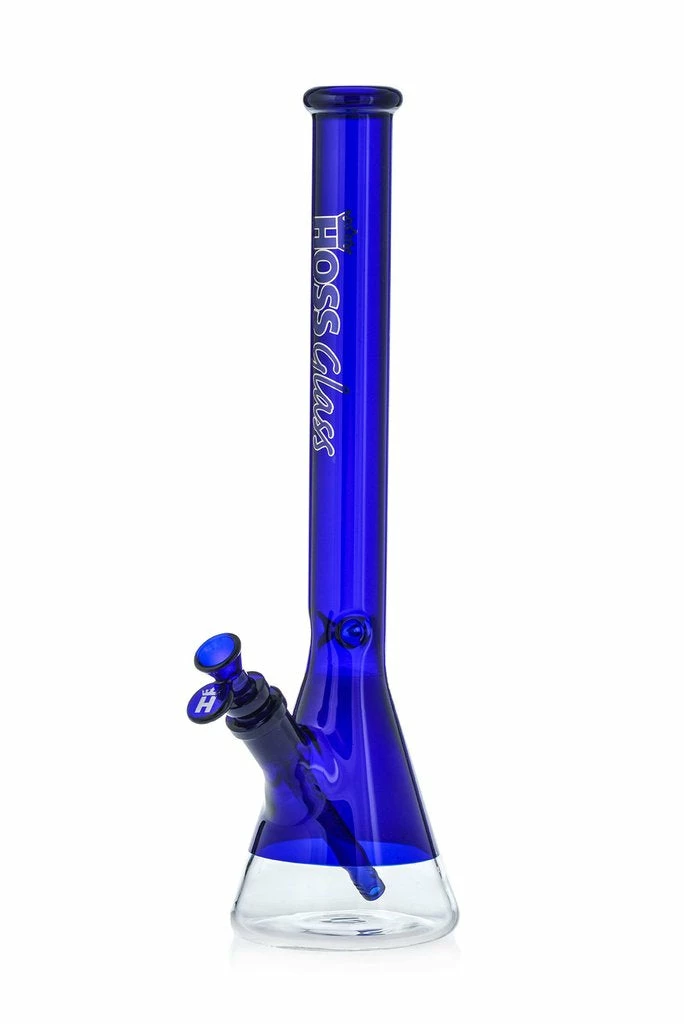 Hoss Glass 16" 38mm Diameter Colored Beaker Bong 4 Hoss Glass 16" 38mm Diameter Colored Beaker Bong
