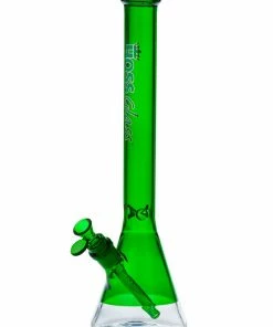 Hoss Glass 16" 38mm Diameter Colored Beaker Bong